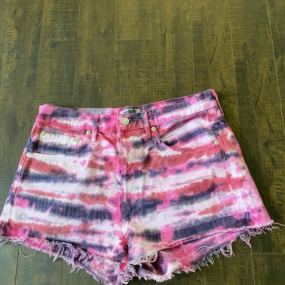 Agolde Tie Dye Parker shorts - Picture 8 of 8